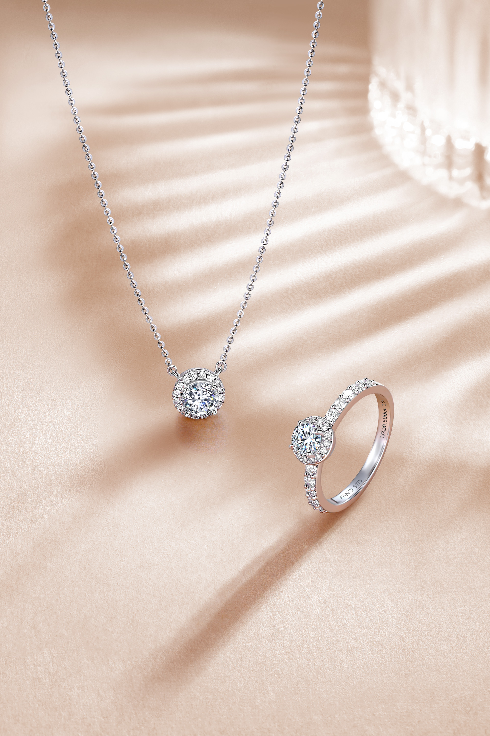 Amazon | [FANCIME] プラチナ ダイヤモンド ネックレス